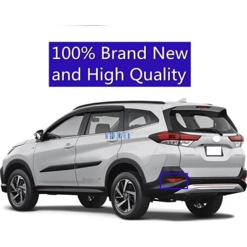 Car Accessories For Toyota Rush 2017 2018 2019 Carbon fibre Exterior Rear Fog Lamp Light Cover Trims Molding Garnish