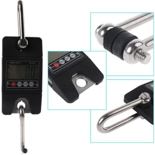 Digital Hanging Scale 300 KG / 660 LBS Industrial Crane Scale SF-912 Black for Home Farm Factory Hunting