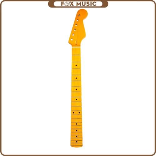 Guitar Neck For ST Electric Guitar Replacement Maple Wood Fretboard 22 Fret Guitar Neck Guitar Parts Accessories New