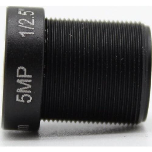 X4pcs 1/2.5" HD 5MP 8mm CCTV Lens 52 degrees Fixed Iris M12 IR Board for Security IP 1080p Camera