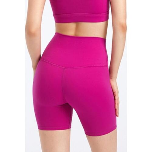 New Arrival 75%nylon 25%spandex Fitness Tight Women Sports Shorts Super Soft High Waist Athletic Gym Yoga Leggings Shorts Clothe