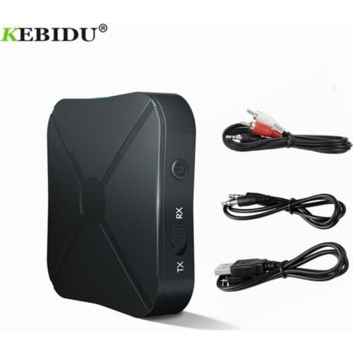 KEBIDU KN319 Bluetooth 4.2 Receiver Transmitter 2 IN 1 Wireless Bluetooth Adapter Audio With 3.5MM AUX Audio For Home TV MP3 PC