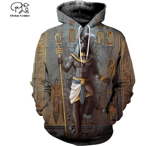 PLstar Cosmos Horus Egyptian God Eye of Egypt Pharaoh Anubis Tracksuit 3DPrint Zipper/Hoodies/Sweatshirt/Jacket/Men/Women s-1