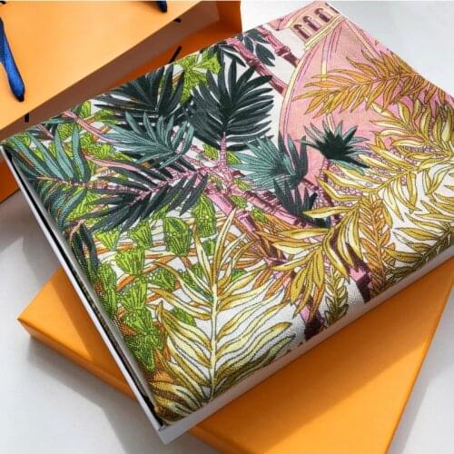 Luxury Real Cashmere Silk scarf 140*140 women hand rolled autumn winter warm silk cashmere scarf designer large square shawl