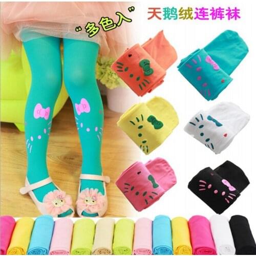 Колготки с рисунком для девочек SHIMIYANGGUANG China At AliExpress