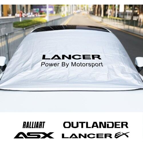Auto Windshield Sunshade Winter Snow Cover for Mitsubishi ASX Lancer EX Outlander Ralliart Car Sun Shade Automobile Accessories