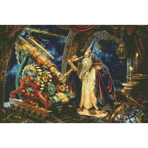 Secret of the night sky cross stitch package 18ct 14ct 11ct cloth cotton thread embroidery DIY handmade needlework