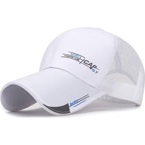 Unisex Women Men Mesh Baseball Hat Running Visor Cap Adjustable Trucker Outdoor Sport Uv Protection Hip-hop Hat Кепка Мужская