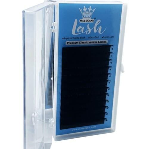 High quality 12rows thickness 0.05 to 0.25 faux mink classical eyelashes extension natural soft lashes faux cils makeup tool