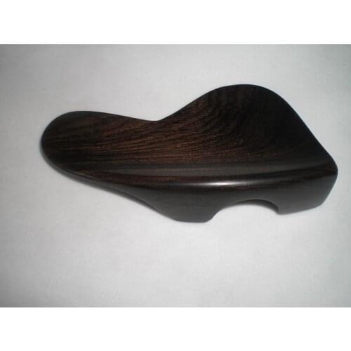 1 PC Nice Quality Ebony Violin Chin Rest Natural Color 4/4 Without Drilled Holes