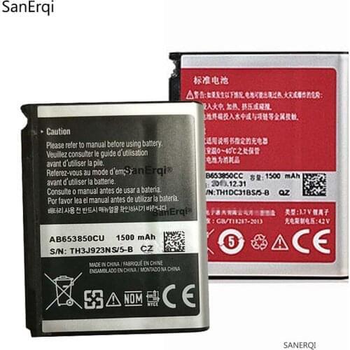 10pcs AB653850CU AB653850CA AB653850CC battery for SAMSUNG i220 i225 i627 d720 a850 m900 t939 I9020t SanErqi