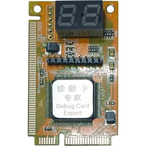 3 in 1 Mini PCI-E LPC PC Analyzer Tester POST Card Test For Notebook Laptop Hexadecimal Character Display High Stability