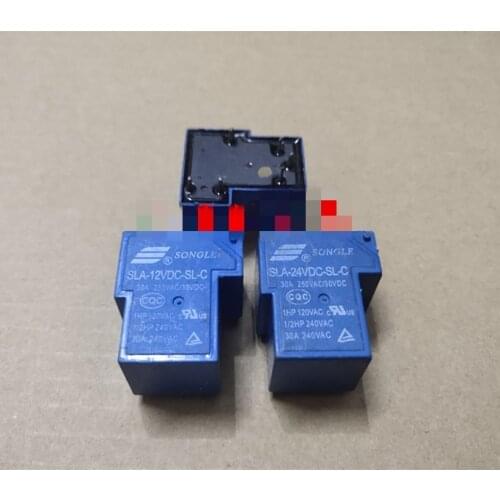 5 teile/los Relais SLA-05VDC-SL-C SLA-12VDC-SL-C SLA-24VDC-SL-C 5 V 12 V 24 V 30A 6 pins Relais