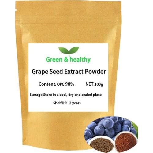 Anti-aging 98% OPC Organic grape seed proanthocyanidin powder