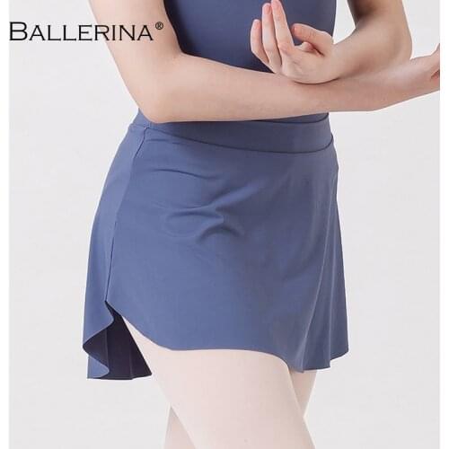 Ballerina Ballet mesh skirt dance dress ballet dress Women leotard skirt Side split Sexy Practice skirt 8143