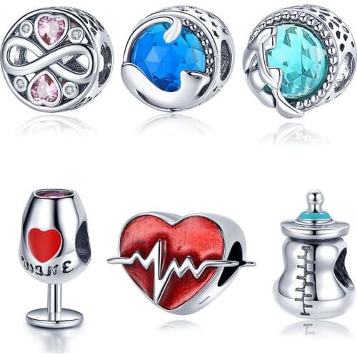 CODEDOG 100% Real 925 Sterling Silver Bambi And Puppy Fit Original 3mm Bracelet&Bangle Making Fashion DIY Jewelry For Women