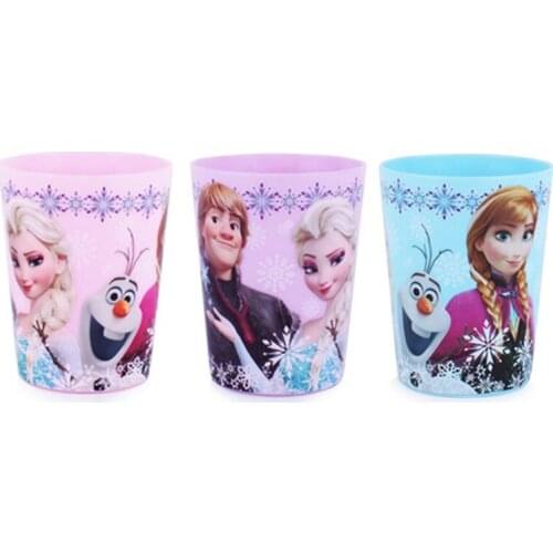 180ml Disney Princess Cartoon Childrens Water Cup PP Brushing Cup Mouthwash Mug Drink Learning Cups