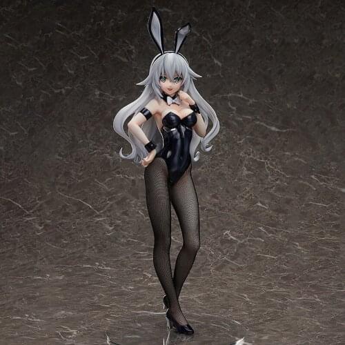 FREEing Sega Neptune Hyperdimension Neptune Black Heart Noire Bunny Girl PVC Action Figure Stand Anime Sexy Figure Model