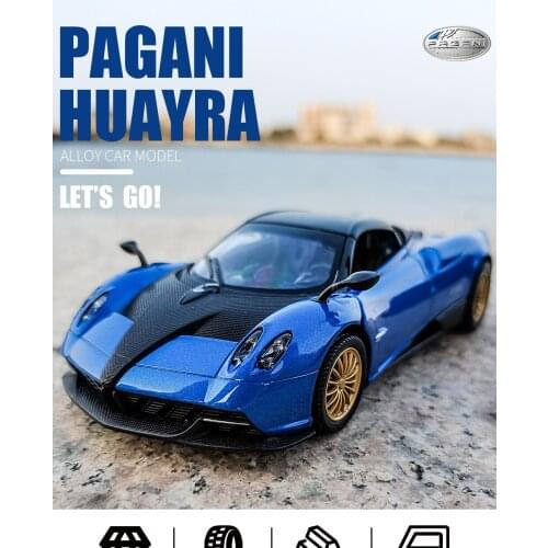 Simulation Alloy Sports Car Pagani Huayra Fengshen Children Racing Car Model Toy Ornaments Do Manual Work Is Delicate