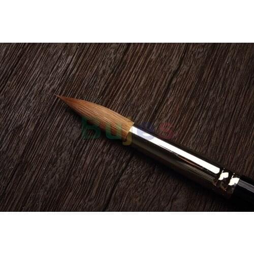 HWAHONG Artist Watercolor Painting Paint Brushes Pointed Round Brush 600 Series,red mink hair,Art supplies