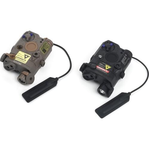 WADSN Airsoft LA5C PEQ15 Blue Dot Laser White Light Version Hunting Gun Tactical PEQ 15 Weapon Light Laser Sight For Picatinny