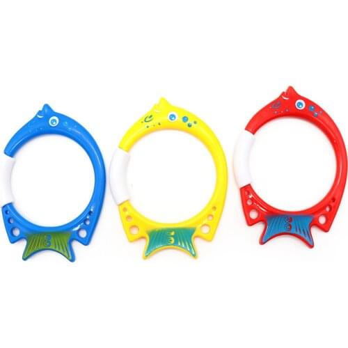 Summer Diving Toys Diving Fish Ring Swimming Pool Water Games Training Gift Set Toys For Kids Valuable