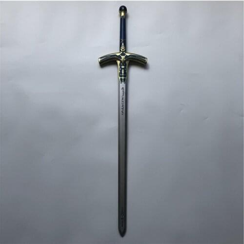 Cosplay Fate Stay Night Pu Knife Sword Weapon Prop Saber Alter Excalibur Sword In The Stone Caliburn Weapon Toys For Tenns 109cm
