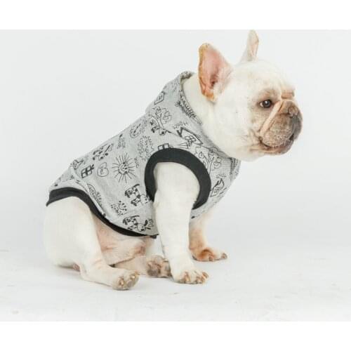 Pug Clothes French Bulldog Clothing Spring Summer Pet Outfit Puppy Costume Yorkie Poodle Pomeranian Schnauzer Dog Hoodie Coat