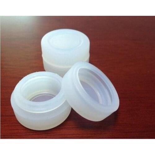 Wholesale High Quality 3 ml Clear Color Silicone Container Jars Dab For Concentrate Wax Free Shipping