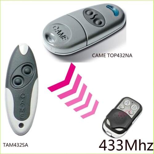 CAME TAM432SA TOP432NA remote control 433.92mhz gate garage door CAME remote control 433mhz