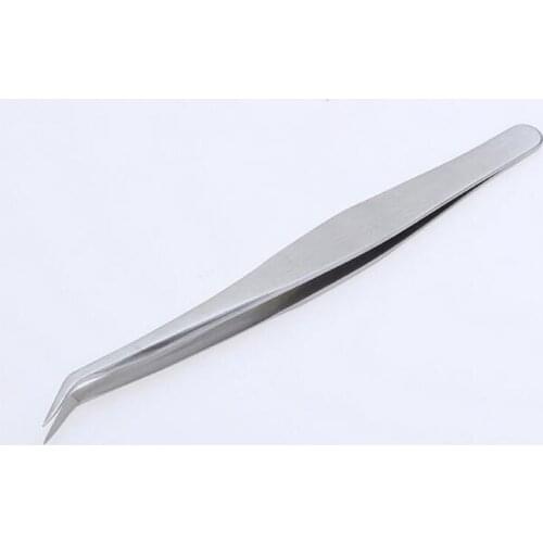 Japan Made Professional Curved Tweezers for Eyelash Extension Eyebrow Tweezer for 3D Mink Lash Makeup Tool