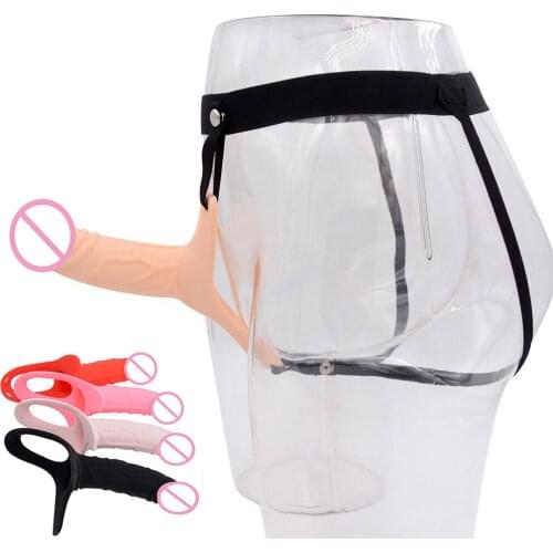 Strap On Dildo Realistic Adjustable Strapon Dildo Panties Penis G-Spot Massage Sex Toys For Lesbian Women Couples S/L Size
