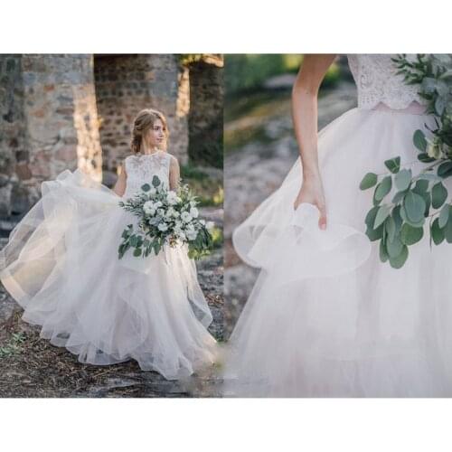 Romantic White Ruffles Lush Tulle Skirts For Bridal Zipper Floor Length Long Tulle Skirts Beach Tutu Bridal Skirt