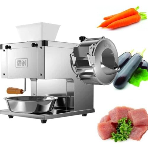 Drawer Slicer Commercial Meat Grinder Toolless Replacement Blade Fully Automatic Stainless Steel Meat Cutting Machine 850W