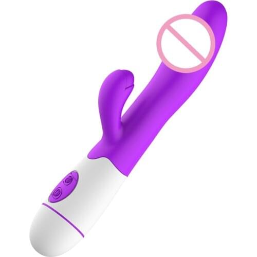 30 Frequency Rabbit G Spot Vibrator Rechargeable Massager Dildo Stimumator Adult Sex Toy for Women Couples Pleasure