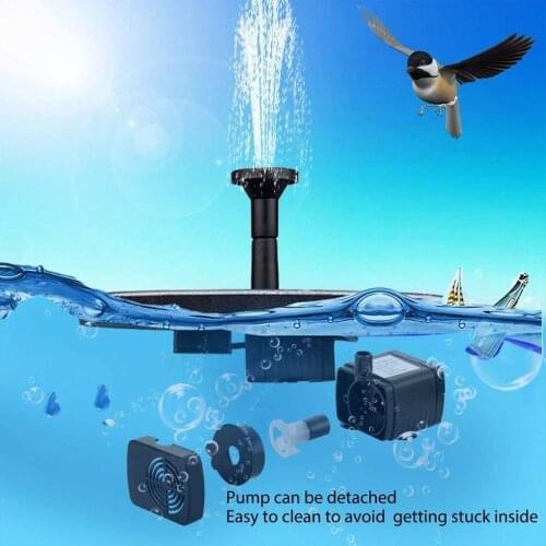 Solar Powered Water Pump Outdoor Fountain Garden Pool Pond Submersible Floating Solar Panel Water Fountain For Decoration Tool