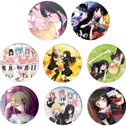 Magical Girl Site Cosplay Badge Asagiri Aya Brooch Pin Anime Accessories For Clothes Backpack Decoration gift