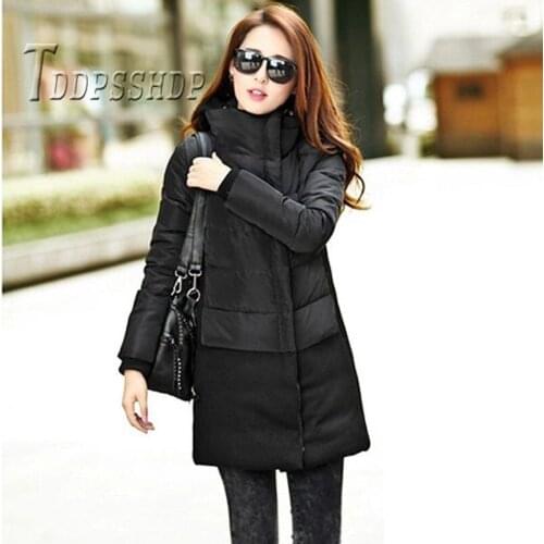2019 Black And Khaki Color Can Choose Women Parkas Plus Size Female Coat Jacket