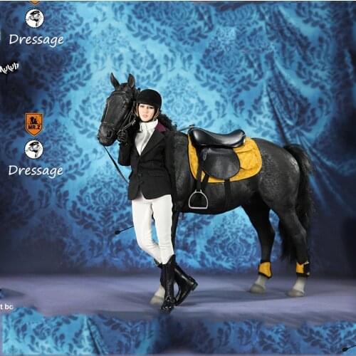 In Stock 1/6 Scale MF004A Sexy Equestrian Female Business Suit Clothes Horse Accessory Figure Scene Accessories