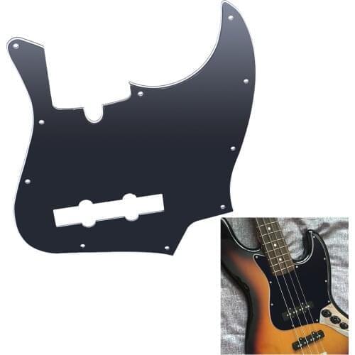 10 Holes JB Bass Pickguard Pick Guards Scratch Plate for Standard Jazz Bass for TAGIMA JB 3Ply PVC Construction