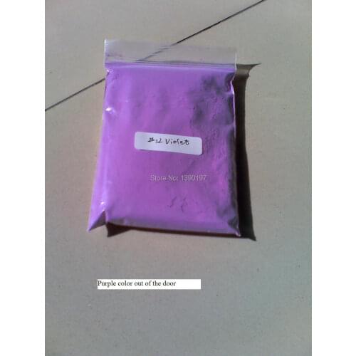 100grams/lot) purple Photochromic Pigments, purple Photochromic powder, color changed when exposed to sunlight /UV light