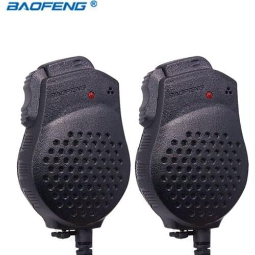 3pcs Baofeng UV-82 5R BF888S Dual PTT Speaker Microphone Two Way Radio GT-5TP Walkie Talkie Portable