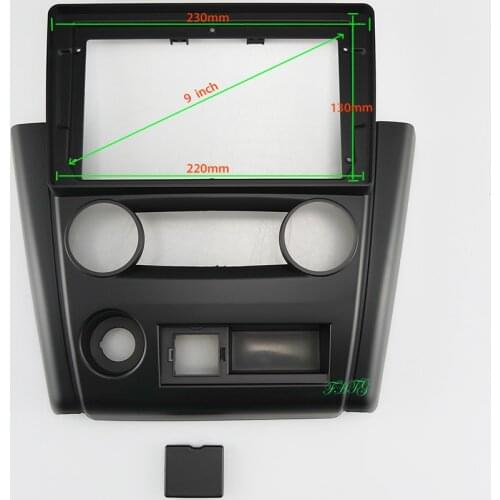 9 INCH Car Audio Frame GPS Navigation Fascia Panel Car dvd Plastic Frame Fascia is suitable for 2011 MITSUBISHI V3 LINGYUE