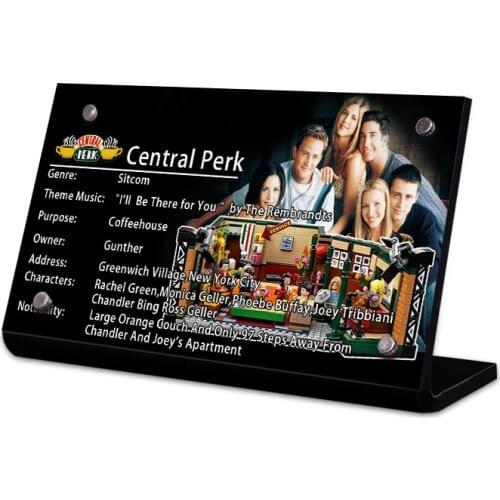 The Acrylic display stand brand for creator 21319 friendsCentral Perk toys building blocks