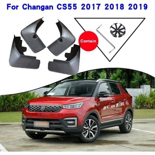Car Fender Accessories For Changan CS55 2017 2018 2019 Mudguards Splash Guards Fender Mudflaps Car Fender Mud Flaps