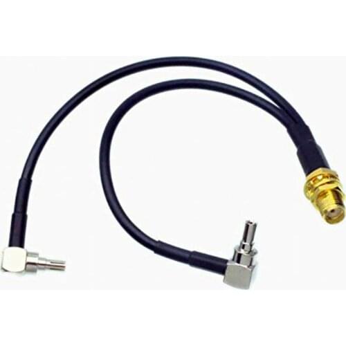 Antenna extension cord SMA Female to 2 X CRC9 Connector Splitter Y type Cable Pigtail for HUAWEI/ZTE 3G/4G modem antenna
