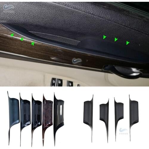 For BMW 7 Series F01 2009 2010 2011 2012 2013 2014 2015 730 740 750 760 Interior Door Handle Pull Protective Cover Trim