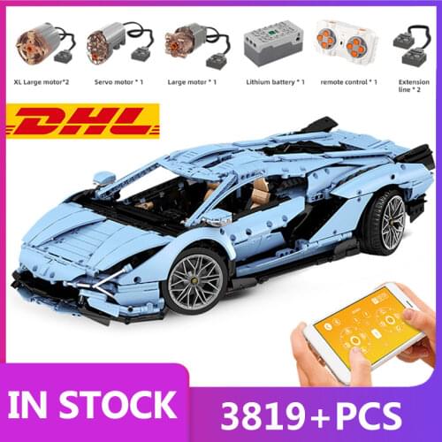 MOULD KING 13056 13057 High-Tech series Remote control Racing Car RC Model Set Building Blocks Kid Educational DIY Toy Gifts