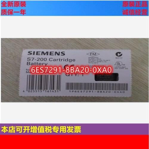 6ES7291-8BA20-0XA0 Siemens S7200 battery module bc2916es72918ba200xa0