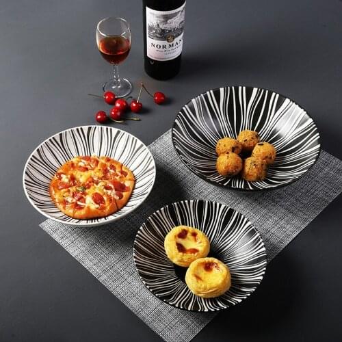 Food Bowl Round Dishes Big Capacity Bowl Japanese Style Salad Food Container Japanese Restaurant Lamian Noodles Dinner Tableware